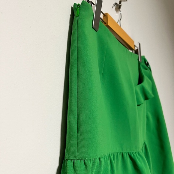 Sandra Angelozzi Women’s Green Ruffle Detail Wrap Skirt Size 38 - Picture 4 of 9